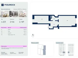Prodej bytu 2+kk, Brno, Bratislavská, 45 m2