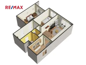 Pronájem bytu 3+kk, Praha - Chodov, Radimovická, 61 m2