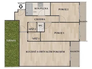 Pronájem bytu 3+kk, Brno, Kumpoštova, 152 m2
