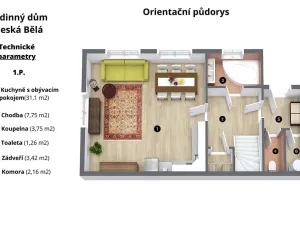 Prodej rodinného domu, Česká Bělá, 149 m2