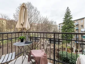 Pronájem bytu 2+kk, Praha - Nusle, náměstí Bratří Synků, 52 m2