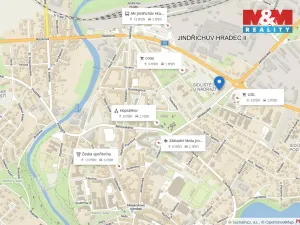 Pronájem bytu 2+1, Jindřichův Hradec - Jindřichův Hradec II, sídliště U Nádraží, 64 m2