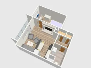 Pronájem bytu 2+kk, Brno, Krymská, 40 m2