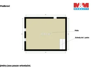 Prodej rodinného domu, Krásno, Kladenská, 85 m2