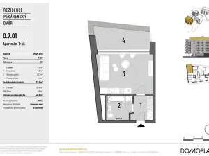 Prodej bytu 1+kk, Brno, Bratislavská, 32 m2