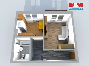 Pronájem bytu 1+1, Ralsko - Kuřívody, 33 m2