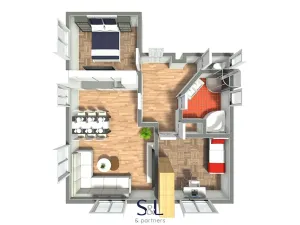 Pronájem bytu 3+kk, Chrastava, Novoveská, 100 m2