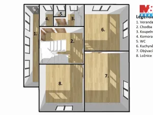 Prodej rodinného domu, Písek - Smrkovice, Novodvorská, 99 m2