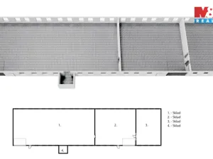 Prodej obchodního prostoru, Zbraslavice, 1381 m2