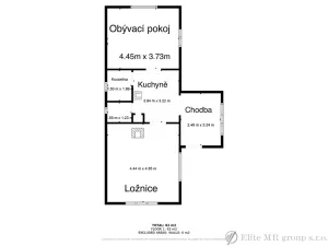 Prodej rodinného domu, Bačalky, 62 m2