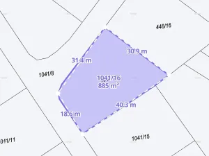 Prodej pozemku pro bydlení, Mokrouše, 885 m2