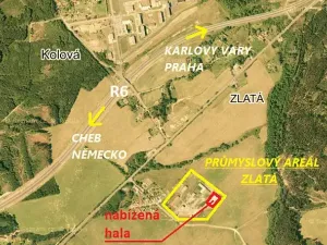 Pronájem skladu, Kynšperk nad Ohří, 1180 m2