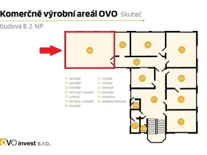 Pronájem kanceláře, Skuteč, Husova, 54 m2