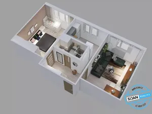 Prodej bytu 2+1, Ostrava, Jiskřiček, 57 m2