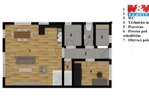 Pronájem rodinného domu, Praha - Březiněves, Poštolčí, 141 m2