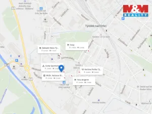 Pronájem bytu 1+kk, Týniště nad Orlicí, Mírové nám., 45 m2