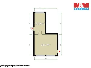 Pronájem obchodního prostoru, Klatovy - Klatovy III, Nádražní, 38 m2