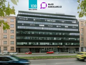 Pronájem kanceláře, Praha - Karlín, Sokolovská, 964 m2