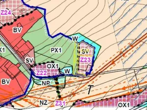 Dražba pozemku pro bydlení, Dolní Nivy, 1221 m2
