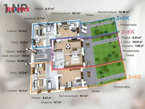 Prodej bytu 2+kk, Třeština, 70 m2