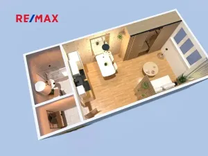 Prodej bytu 1+kk, Praha - Michle, Michelská, 27 m2