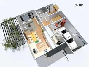 Pronájem rodinného domu, Praha - Březiněves, Skřivánčí, 157 m2