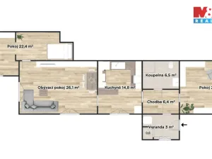 Prodej rodinného domu, Městec Králové, Palackého, 103 m2
