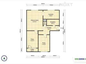 Pronájem bytu 3+1, Šumperk, Jugoslávská, 68 m2