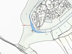 Dražba pozemku, Římov, 1687 m2