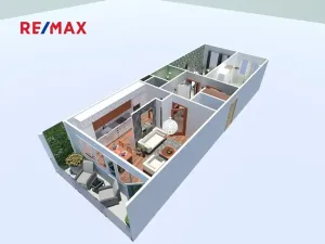 Prodej bytu 3+kk, Praha - Stodůlky, Písková, 76 m2