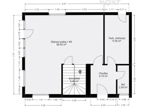 Prodej rodinného domu, Pyšely, V Rákosí, 118 m2