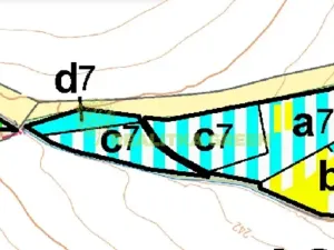 Prodej lesa, Jistebník, 5452 m2