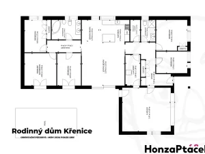 Prodej rodinného domu, Křenice, V Kukli, 190 m2