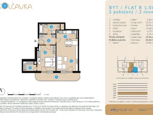 Prodej bytu 2+kk, Praha - Libeň, Nad Kolčavkou, 60 m2