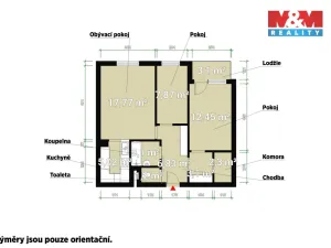 Prodej bytu 3+kk, Praha - Chodov, Machkova, 59 m2