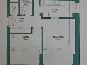 Pronájem bytu 2+1, Zruč nad Sázavou, Slunný vrch, 46 m2