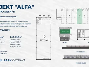 Pronájem skladu, Ostrava, Kotalova, 8855 m2