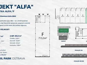 Pronájem skladu, Ostrava, Kotalova, 8855 m2