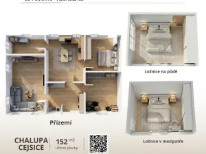 Prodej chalupy, Vimperk - Cejsice, 152 m2