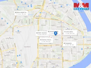 Pronájem kanceláře, Praha - Holešovice, U průhonu, 53 m2