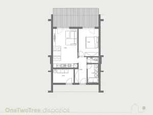 Prodej bytu 2+kk, Skuhrov, 52 m2