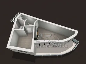 Pronájem atypického bytu, České Budějovice, Na Zlaté stoce, 54 m2