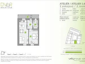 Prodej bytu 2+kk, Brandýs nad Labem-Stará Boleslav - Stará Boleslav, Mělnická, 51 m2