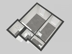 Pronájem bytu 2+kk, Náchod, Tyršova, 30 m2