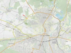 Prodej pole, Plzeň, 7525 m2