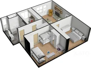 Prodej bytu 3+1, Písek, Budovatelská, 80 m2