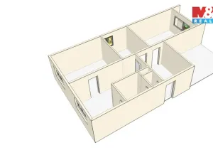 Pronájem bytu 3+kk, Cheb, Lesní, 66 m2