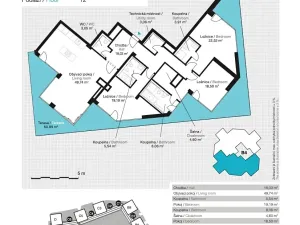 Pronájem bytu 4+kk, Praha - Žižkov, Ke kapslovně, 156 m2