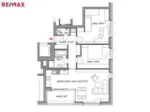 Prodej bytu 3+kk, Brno, Firkušného, 80 m2