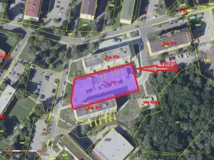 Prodej garážového stání, Milovice, Višňová, 13 m2